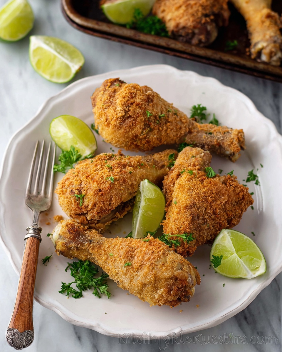 Breaded Baked Chicken Drumsticks Recipe - Recipe Image