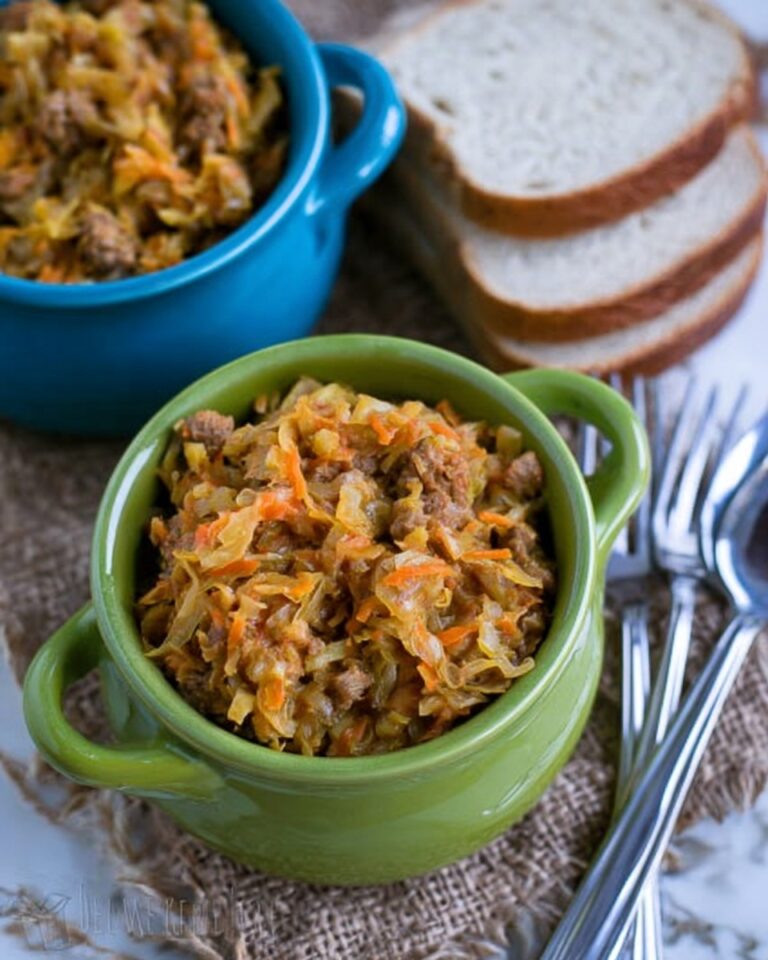 Braised Cabbage with Beef Recipe