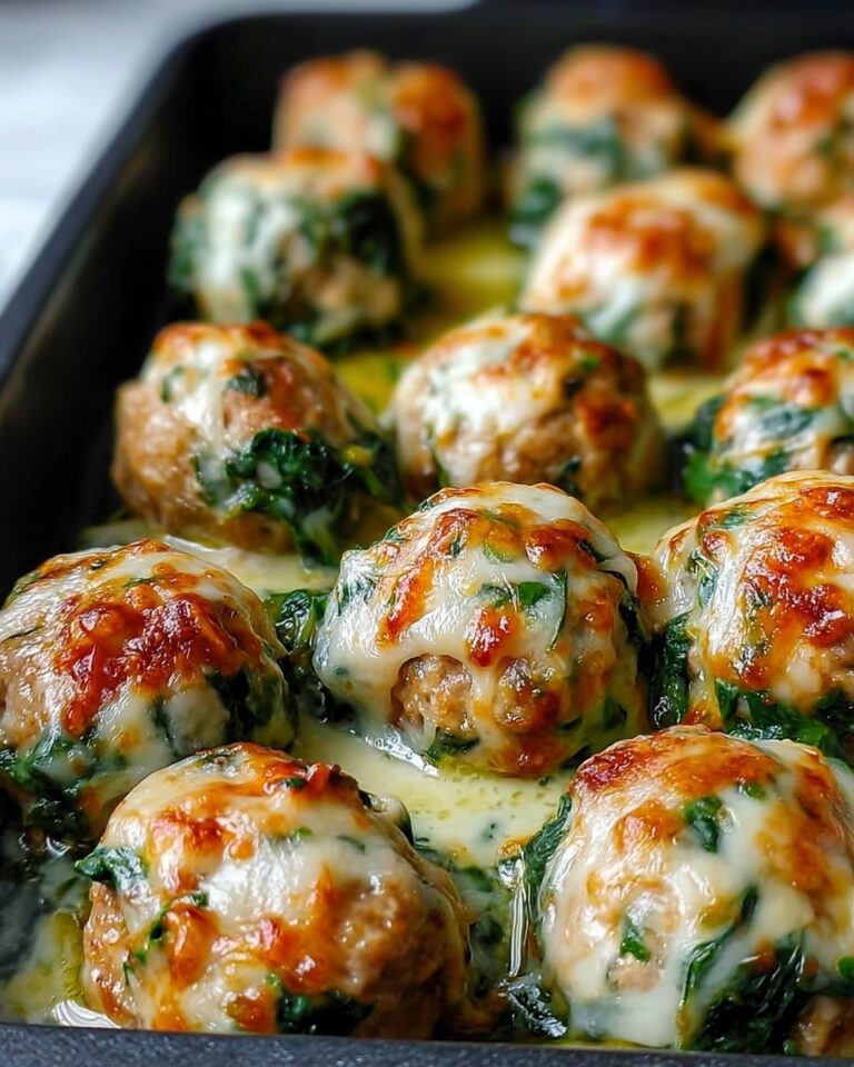 Low Carb Spinach Chicken Meatballs Recipe