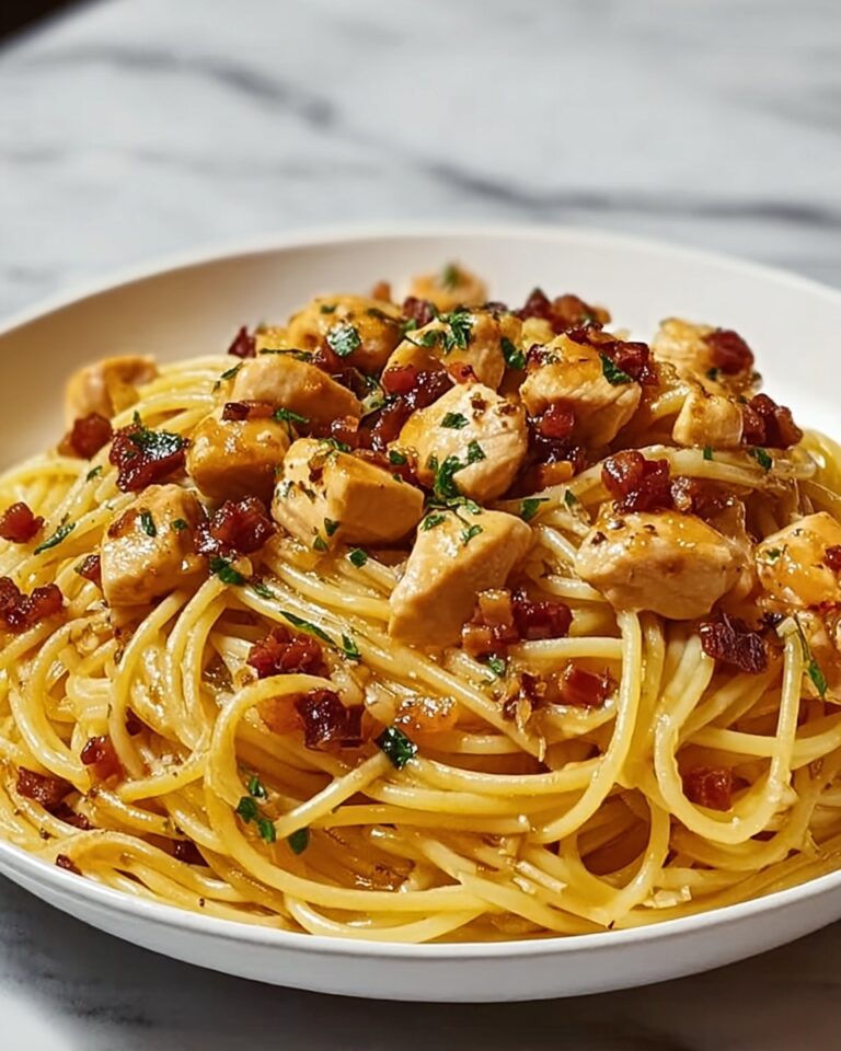 Creamy and Cheesy Monterey Chicken Spaghetti Recipe