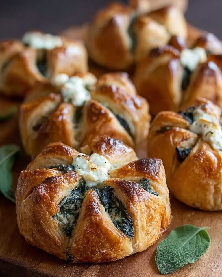 Crispy Cheesy Spinach Puffs Recipe
