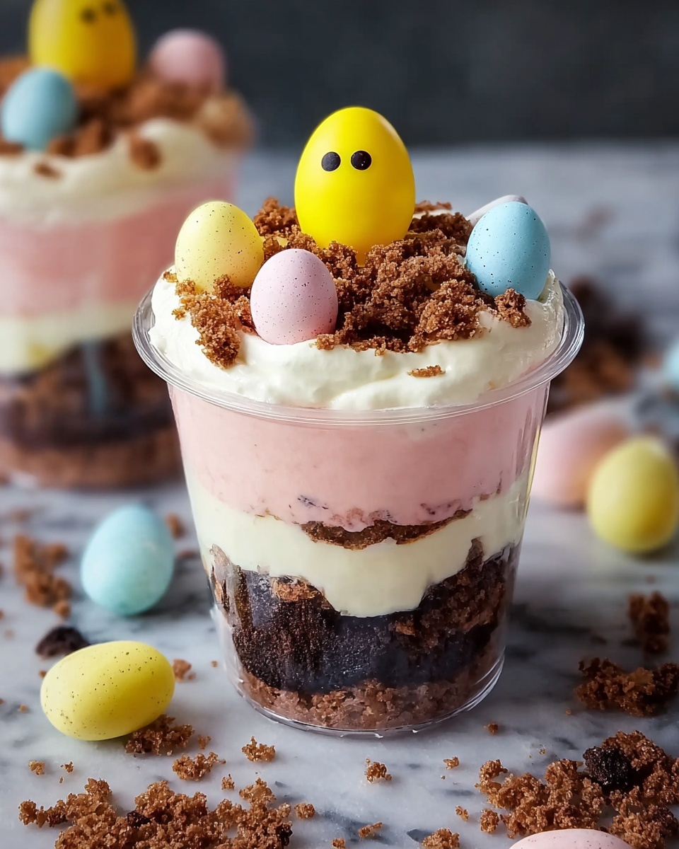 Fun & Festive Easter Dirt Cups Recipe - Recipe Image
