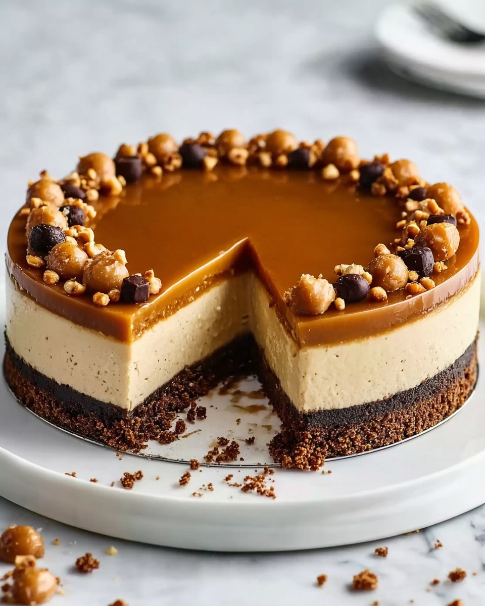 Loaded Butterscotch Cheesecake Recipe - Recipe Image