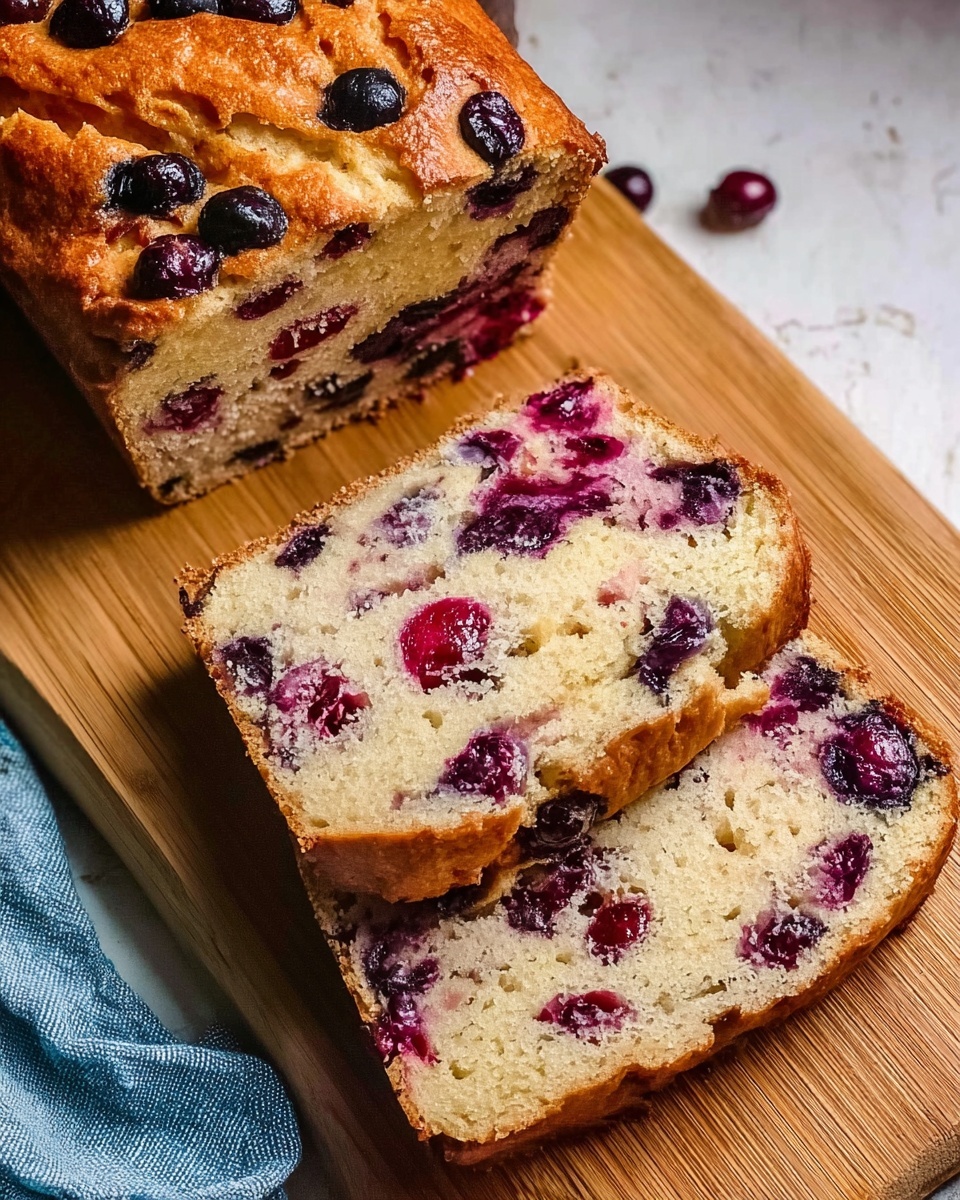 Blackberry Loaf Cake Recipe - Recipe Image