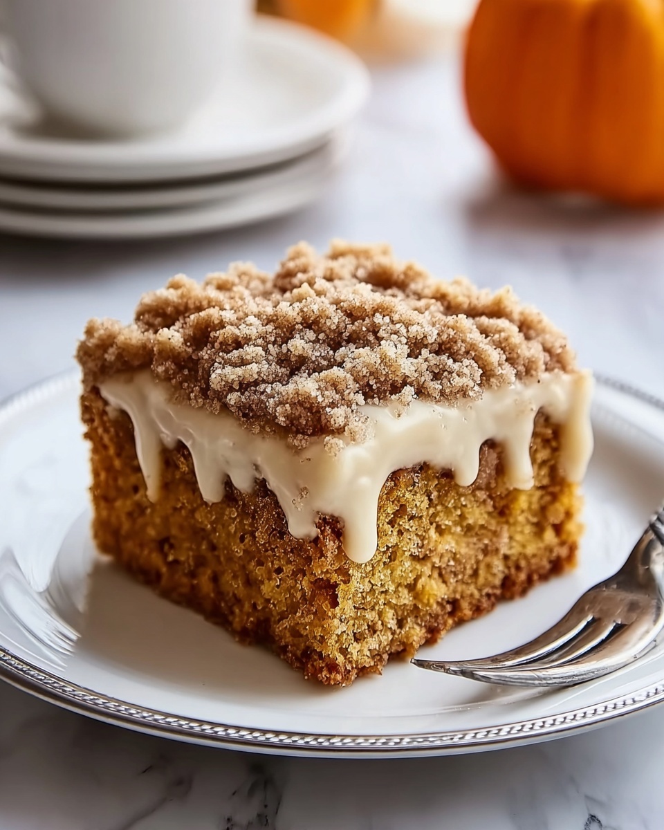 Pumpkin Crumb Cake Recipe - Recipe Image