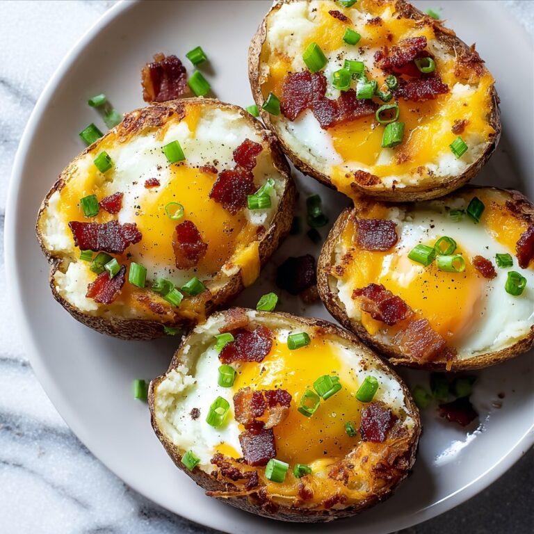 Twice Baked Loaded Breakfast Potatoes Recipe
