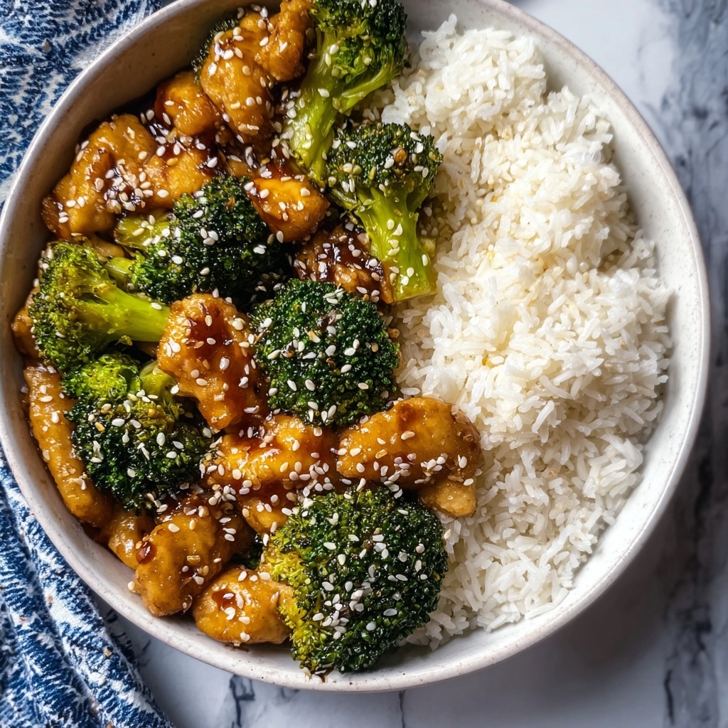 Honey Sesame Chicken and Broccoli Recipe - Recipe Image