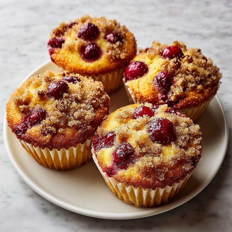Leftover Cranberry Sauce Coffee Cake Muffins Recipe