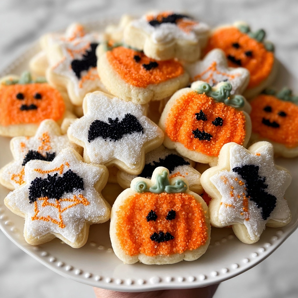 Halloween Shortbread Cookies Recipe - Recipe Image