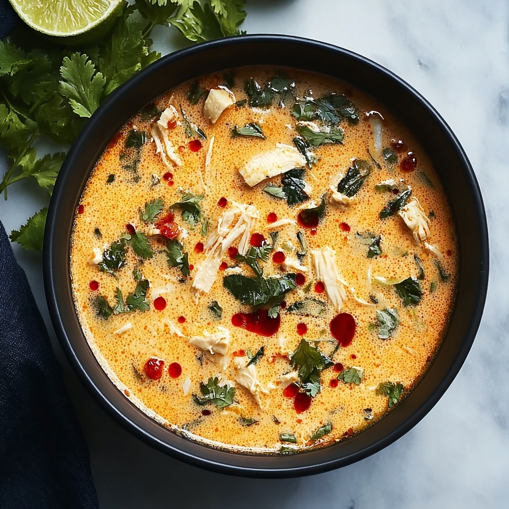 Crockpot Thai Coconut Chicken Soup Recipe - Recipe Image