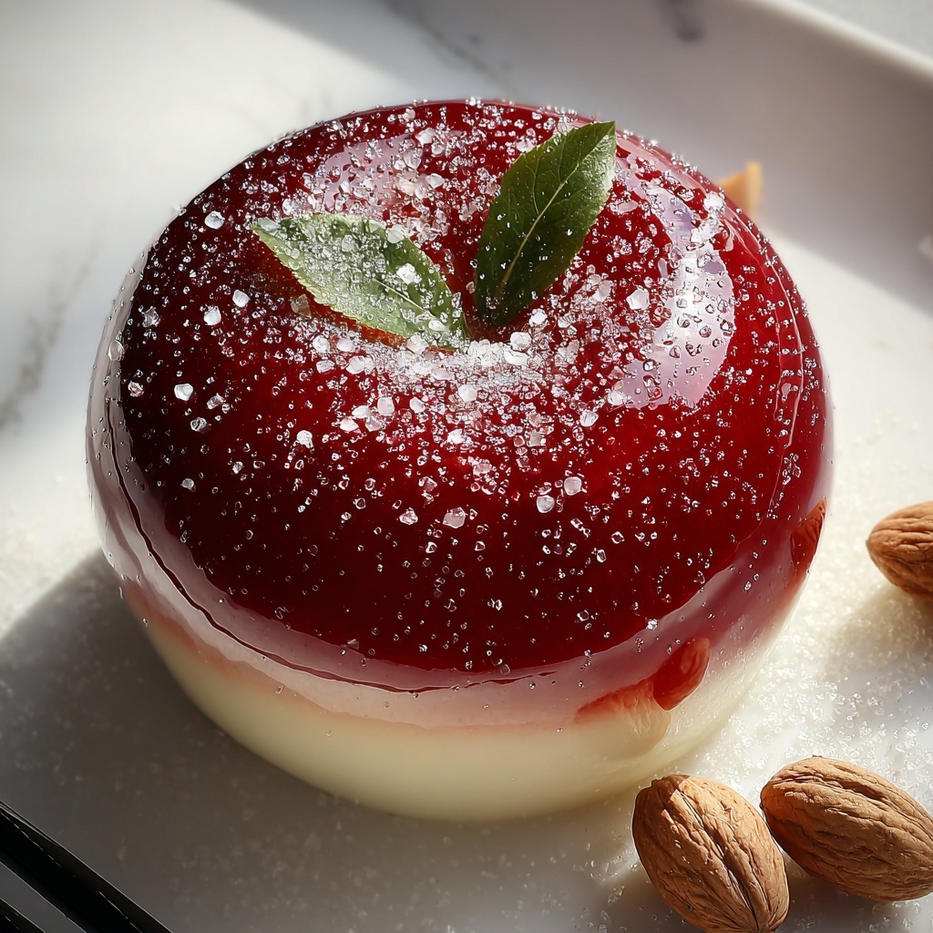 White Sparkle Candy Apple Recipe - Recipe Image