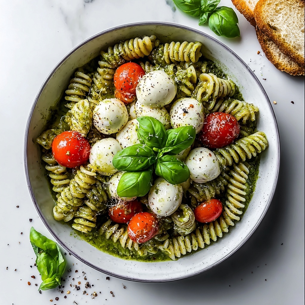 Pesto Pasta Salad Recipe - Recipe Image