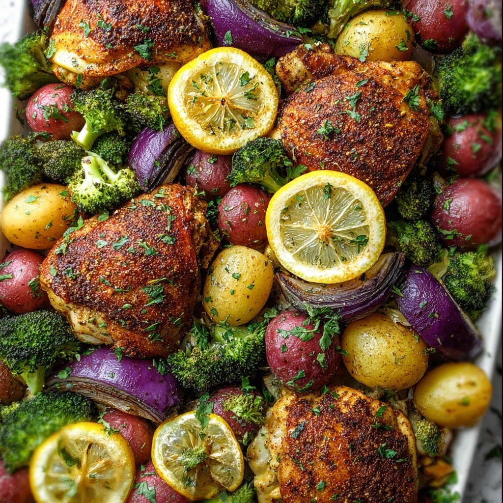 Sheet Pan Chicken and Veggies Recipe - Recipe Image
