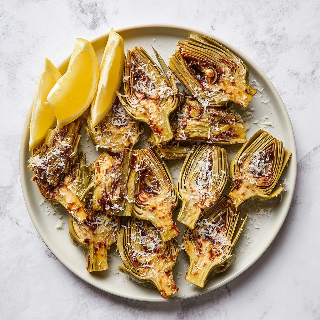 Roasted Artichoke Hearts with Parmesan Recipe - Recipe Image
