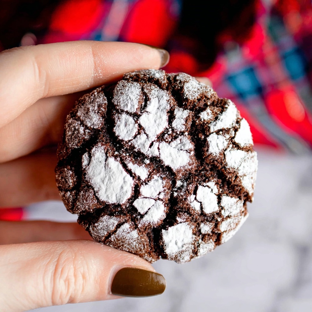 Fudgy Crinkle Cookies Recipe - Recipe Image