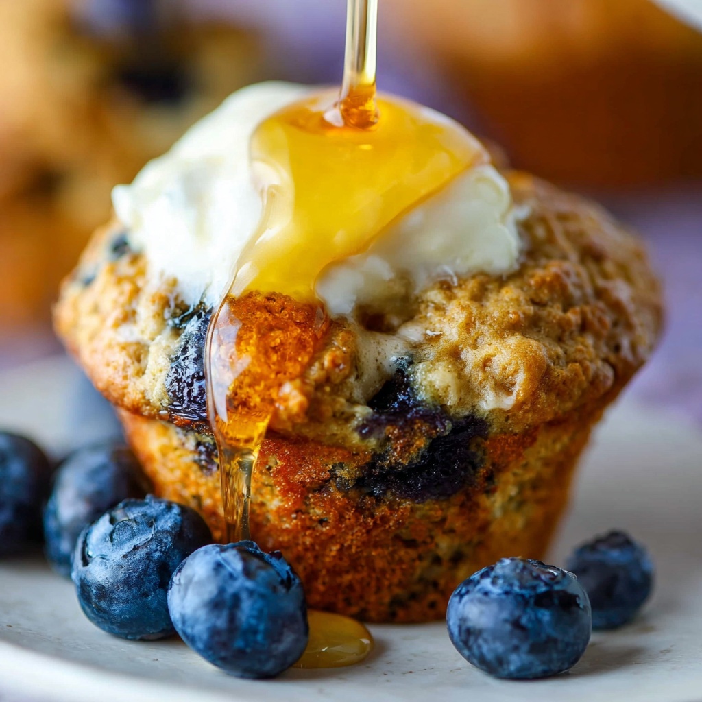 Buttermilk Blueberry Pancake Muffins Recipe - Recipe Image