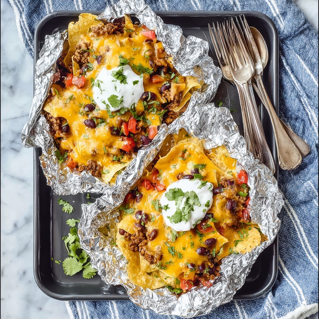 Foil Packet Nachos Recipe - Recipe Image