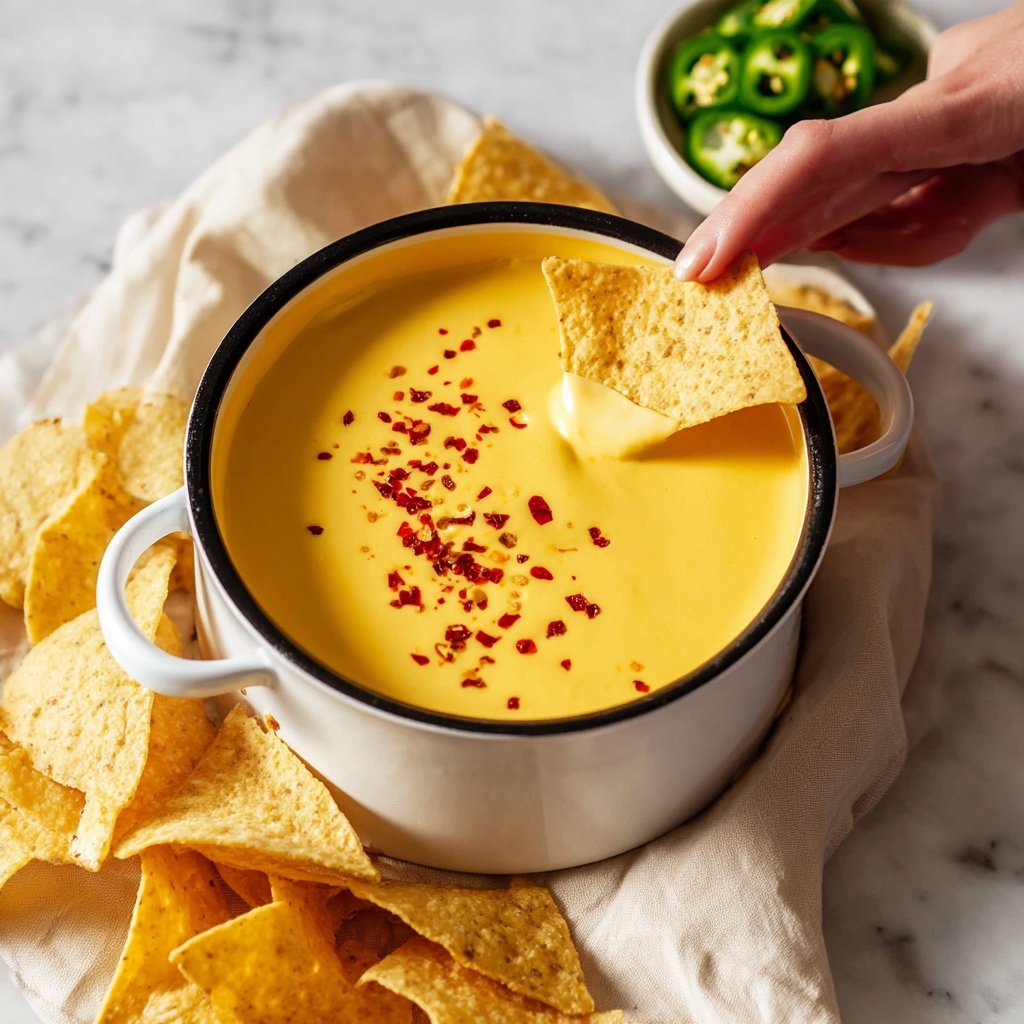 Creamy Homemade Nacho Cheese Sauce Recipe - Recipe Image