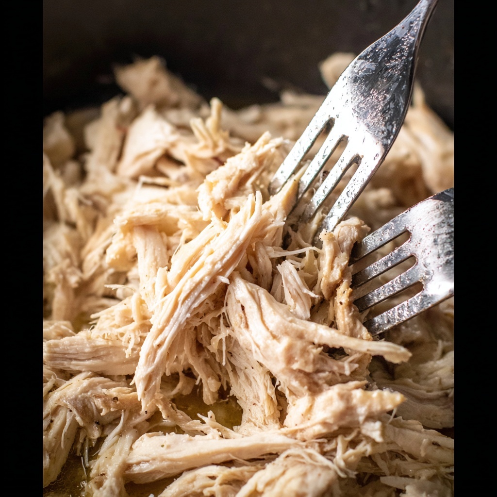 Crockpot Shredded Chicken Recipe - Recipe Image