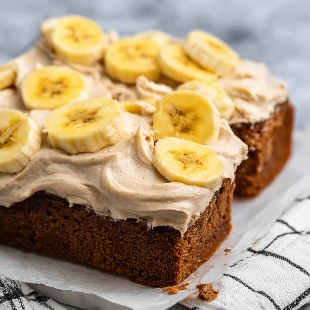 Banana Cake with Kahlua Whipped Cream Recipe - Recipe Image