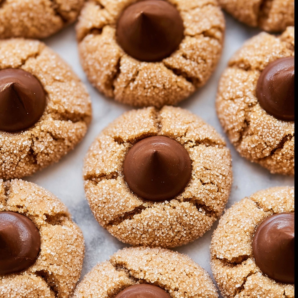 Chocolate Peanut Butter Blossom Cookies Recipe - Recipe Image