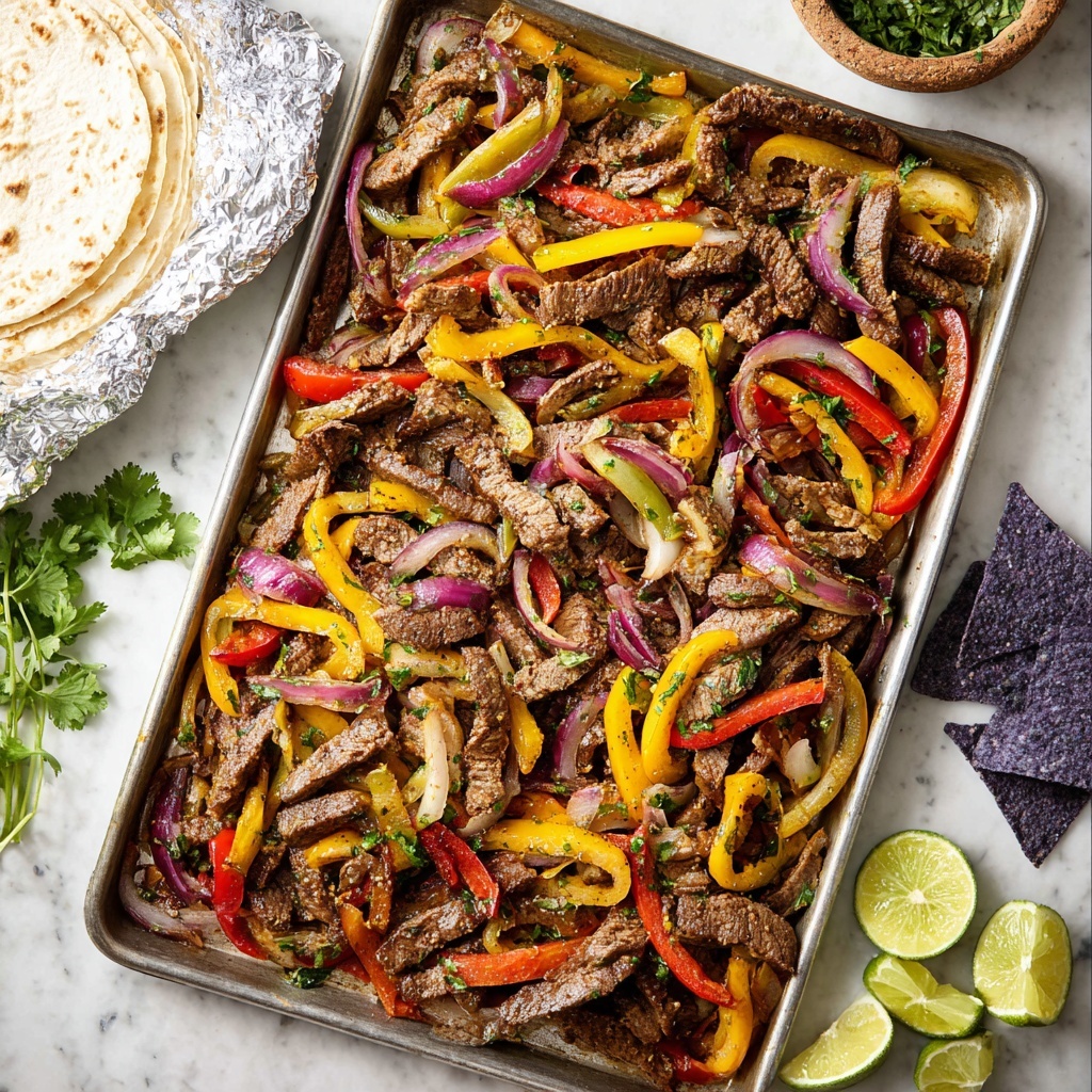 Sheet Pan Steak Fajitas Recipe - Recipe Image