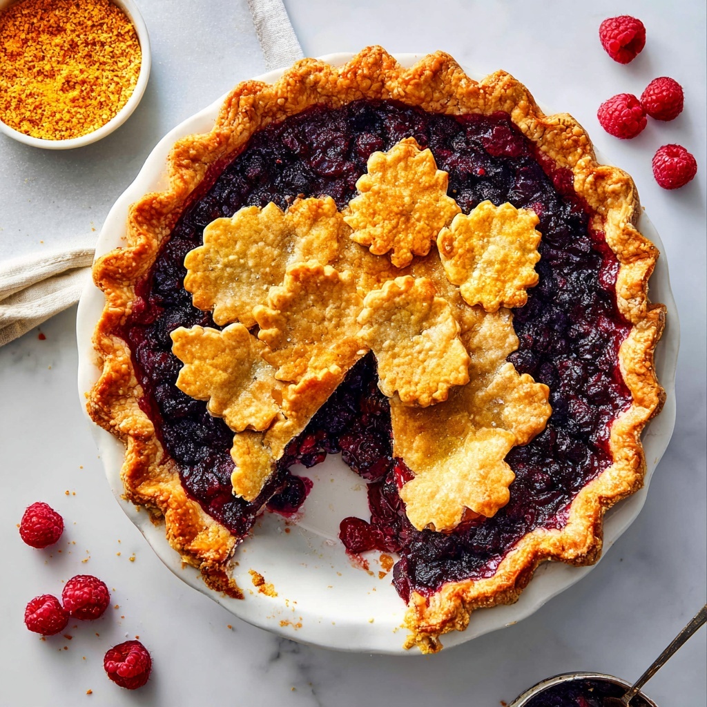 Cranberry Pie with Flaky Crust and Orange-Infused Filling Recipe - Recipe Image