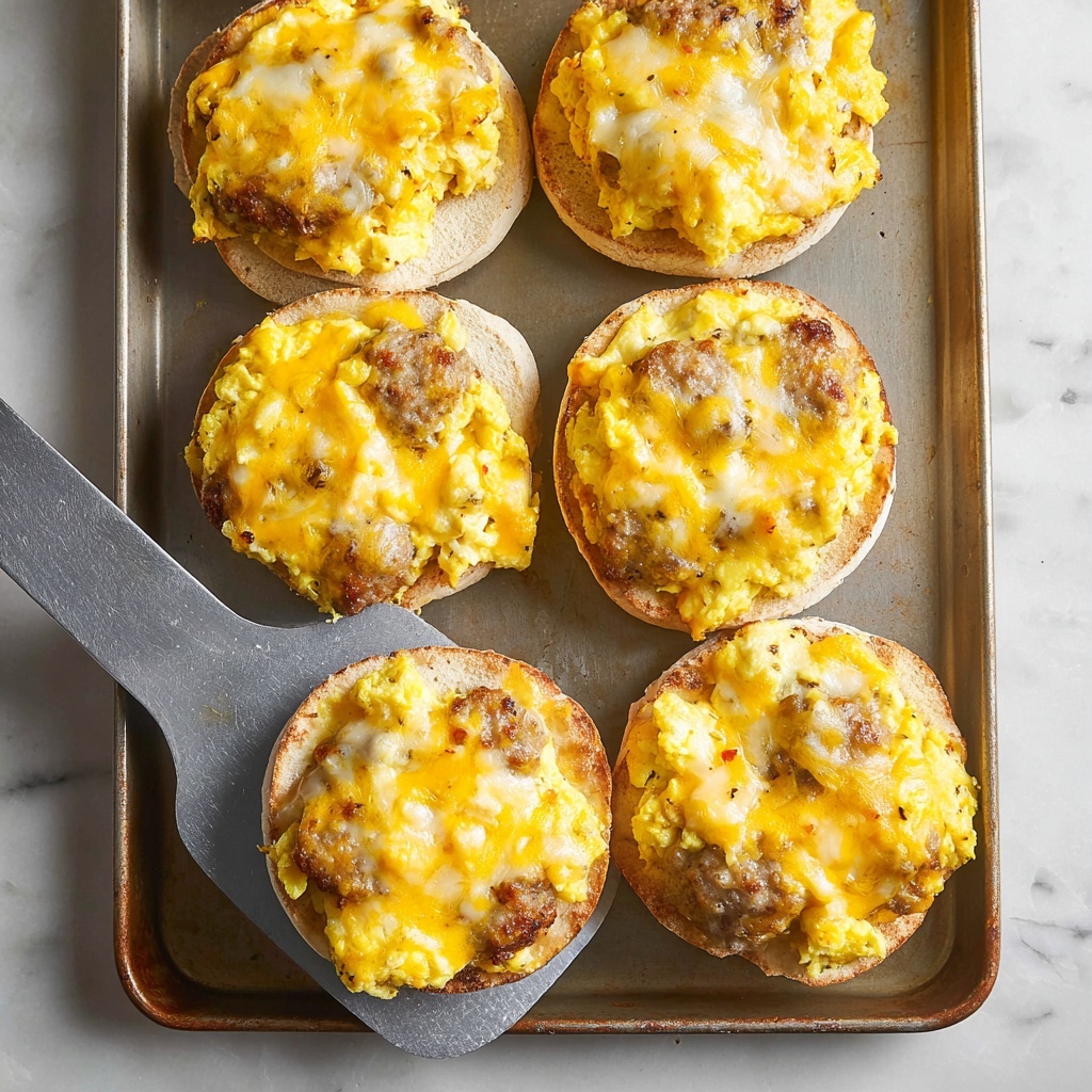 English Muffin Breakfast Pizza Recipe - Recipe Image