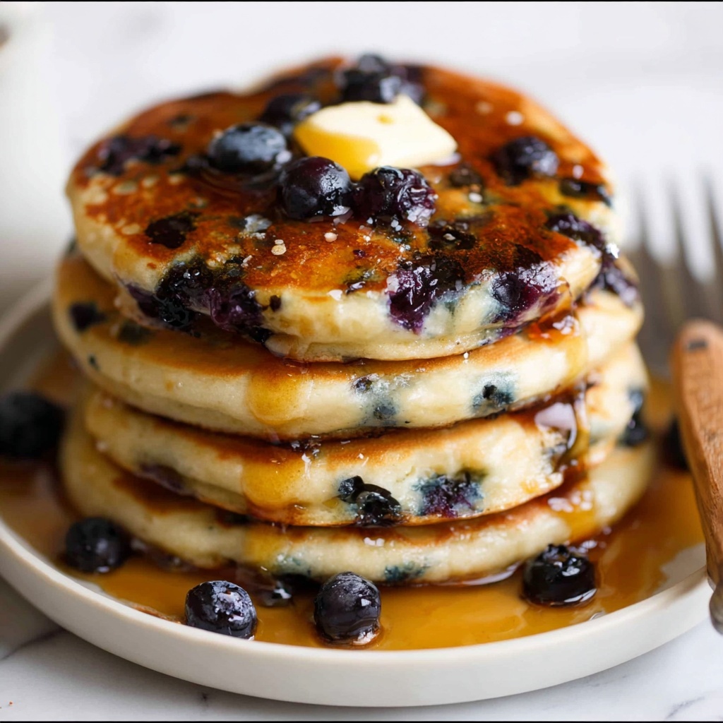 Extra Fluffy Blueberry Pancakes Recipe - Recipe Image