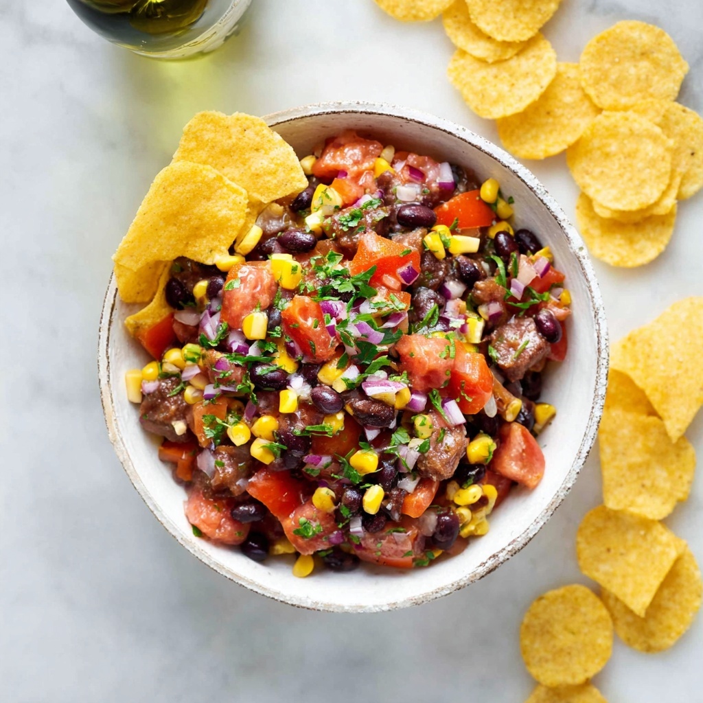 Pig Out Salsa (Chorizo, Black Bean and Corn Salsa) Recipe - Recipe Image