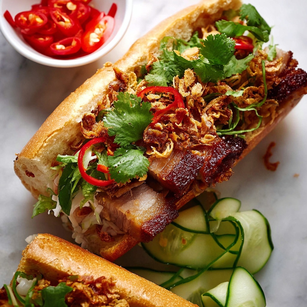 Crispy Pork Belly Banh Mi Recipe - Recipe Image