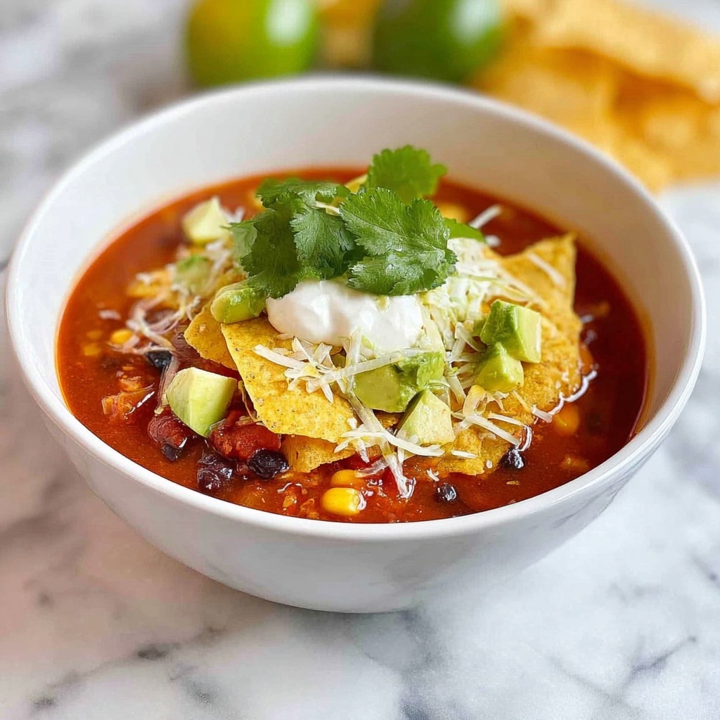Quick Pork Carnitas Taco Soup Recipe - Recipe Image