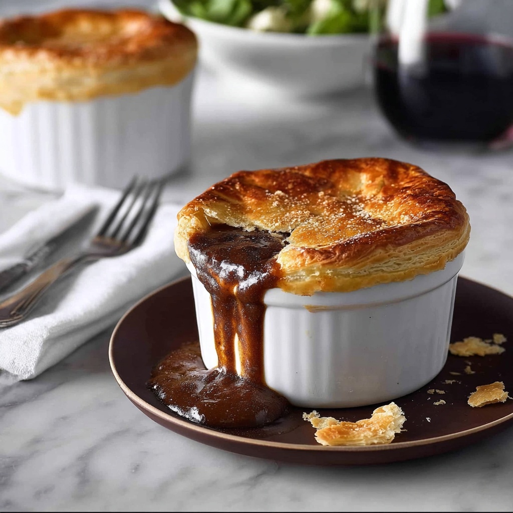 Beef and Mushroom Pie (3 in 1) Recipe - Recipe Image