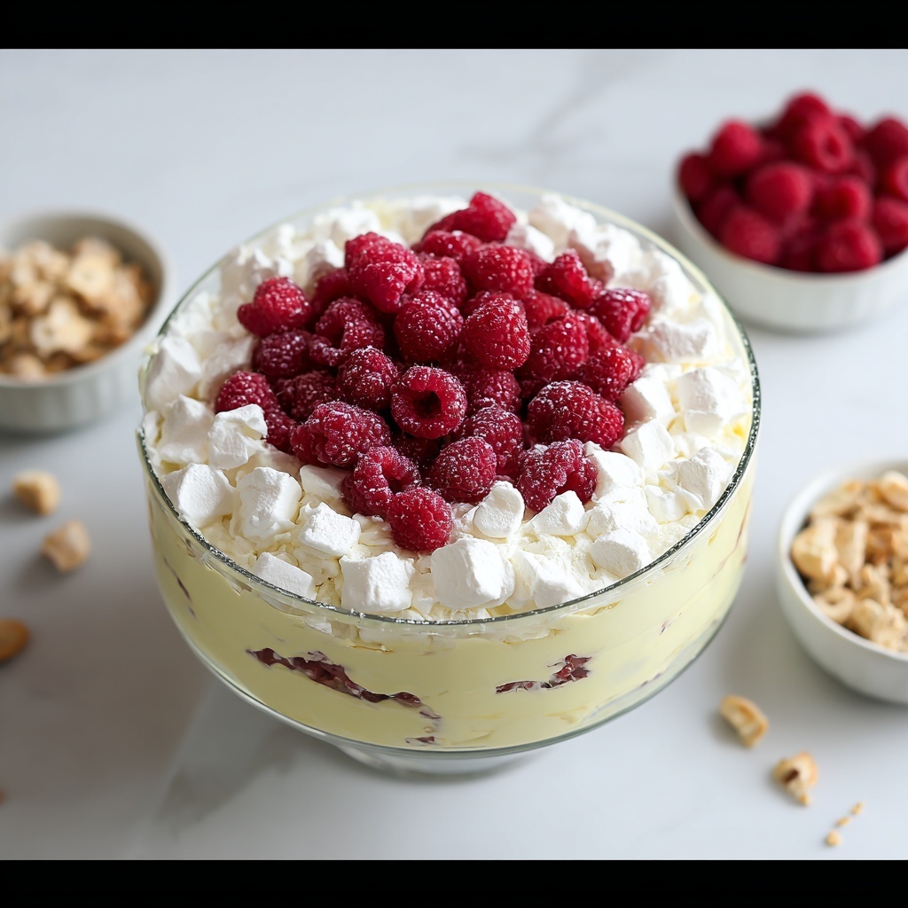 White Chocolate Raspberry Trifle Recipe - Recipe Image