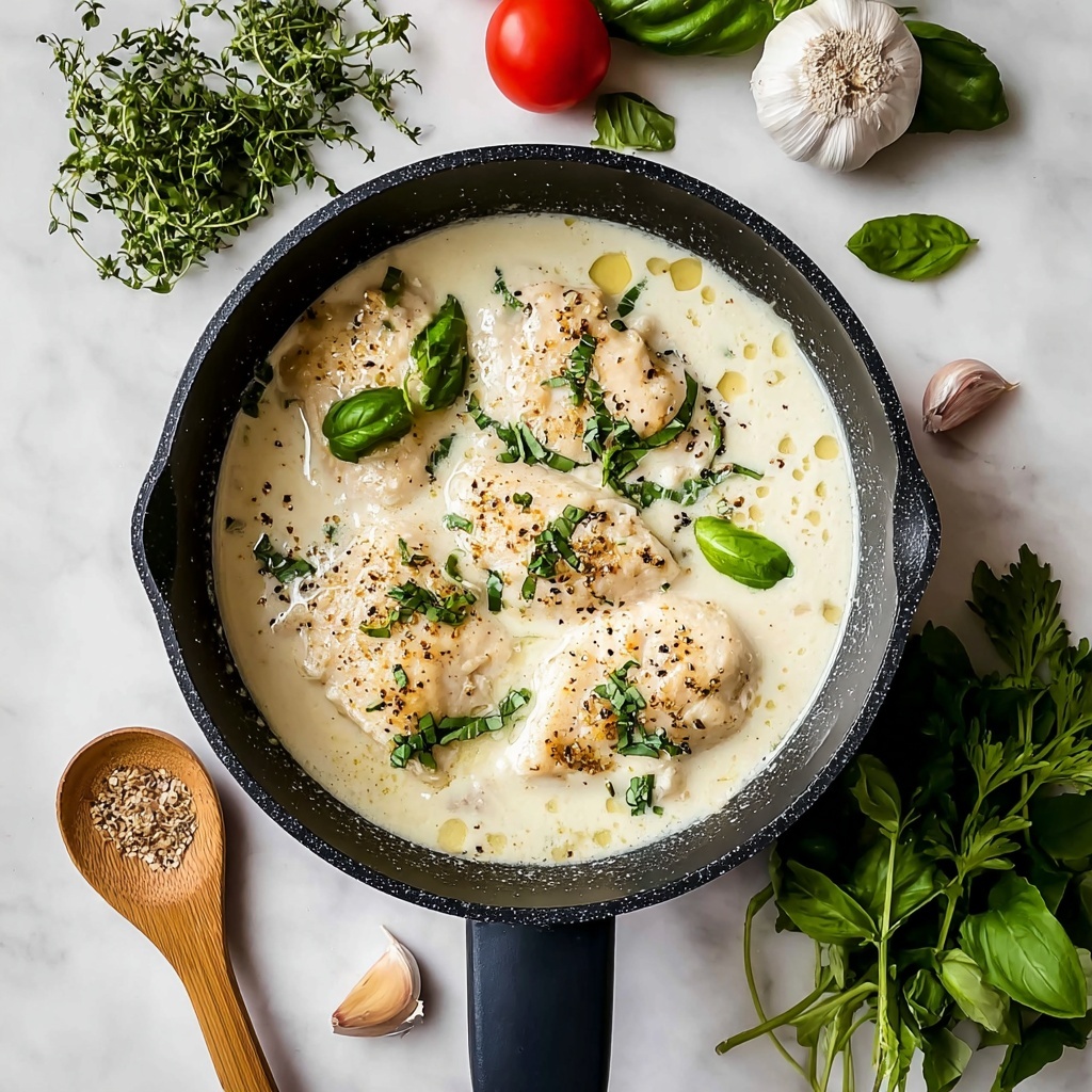 Creamy Garlic Chicken Recipe - Recipe Image
