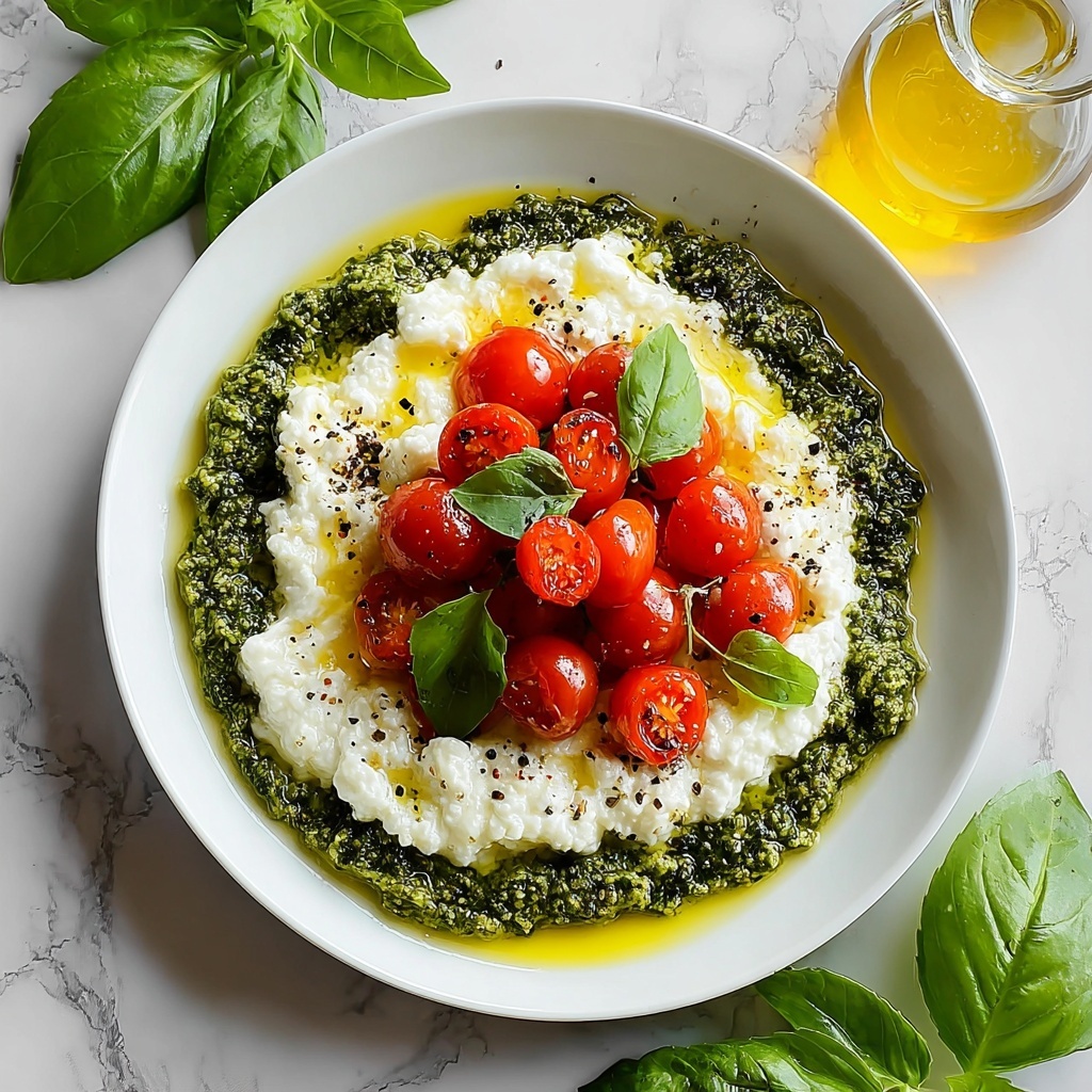 Creamy Cottage Cheese Pesto Recipe - Recipe Image