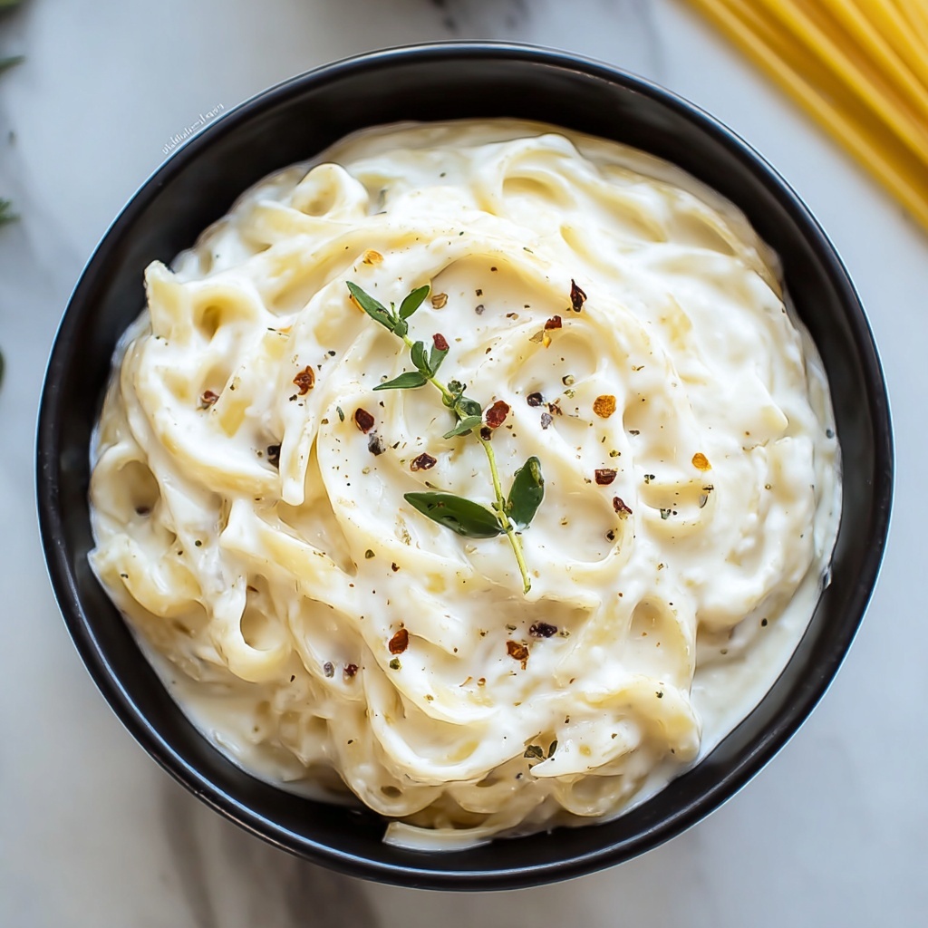 Cottage Cheese Alfredo Pasta Recipe - Recipe Image