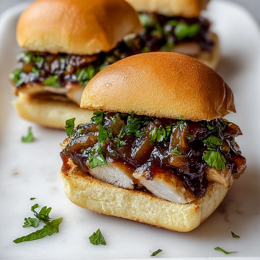 Bacon Ranch BBQ Chicken Sliders Recipe - Recipe Image