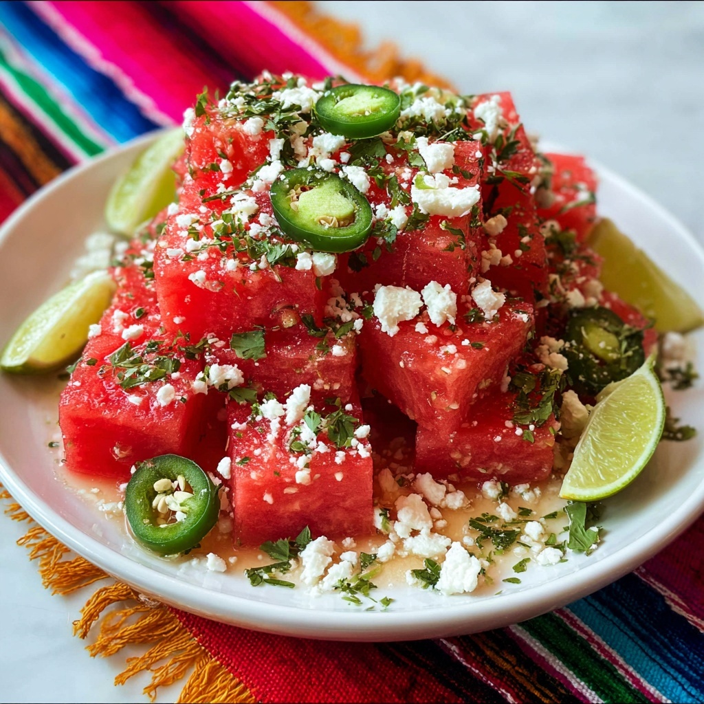 Mexican Watermelon Salad Recipe - Recipe Image