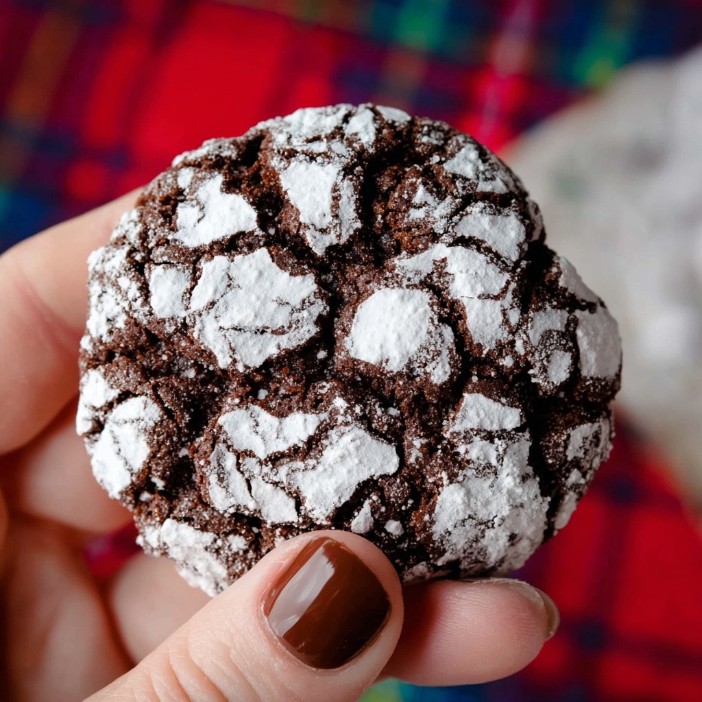 Fudgy Crinkle Cookies Recipe - Recipe Image