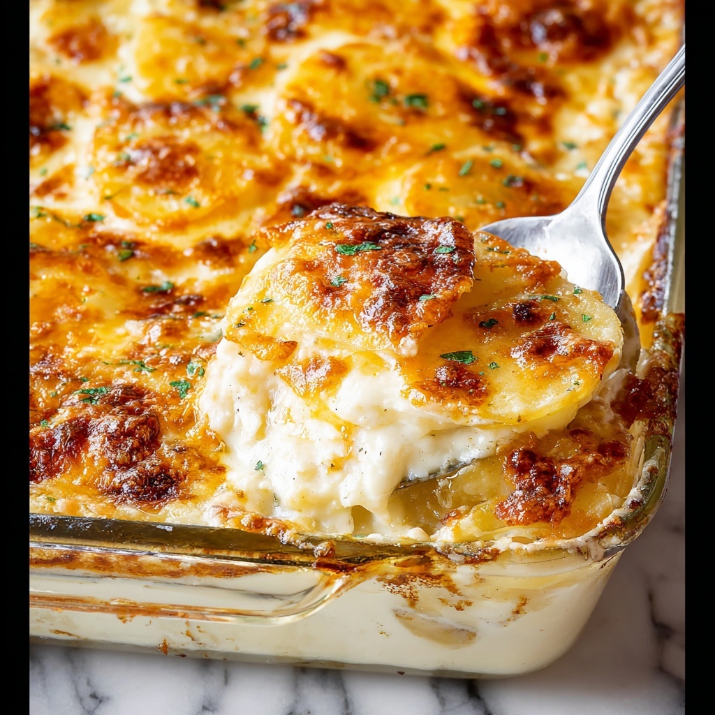 Homemade Scalloped Potatoes with Cheese Recipe - Recipe Image