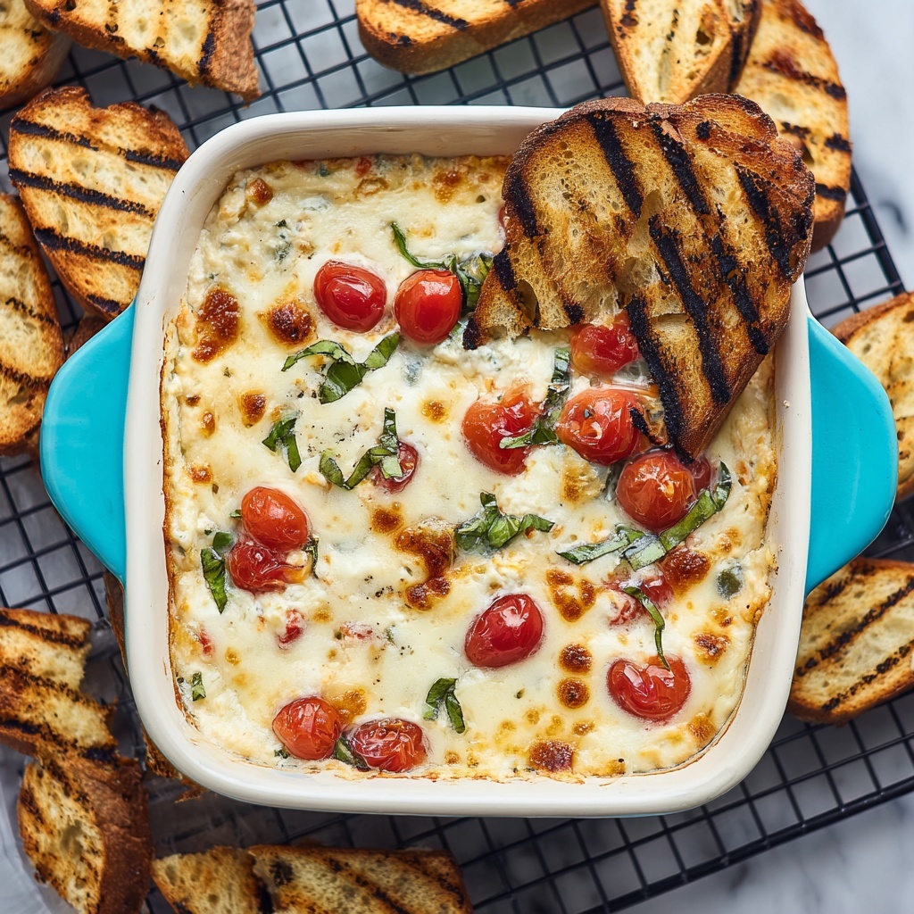 Tomato Mozzarella Caprese Dip Recipe - Recipe Image