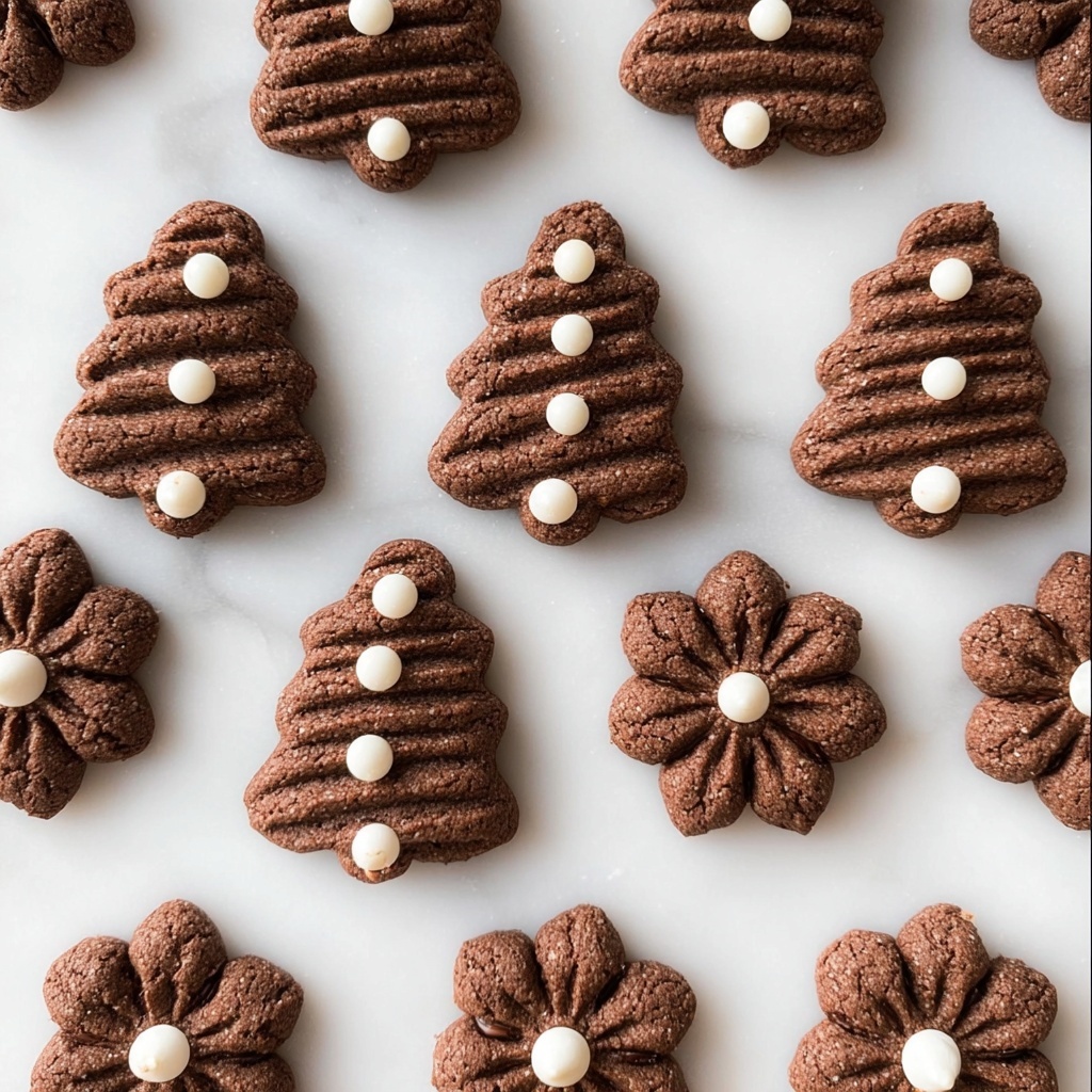 Chocolate Spritz Cookies (Gluten-Free) Recipe - Recipe Image