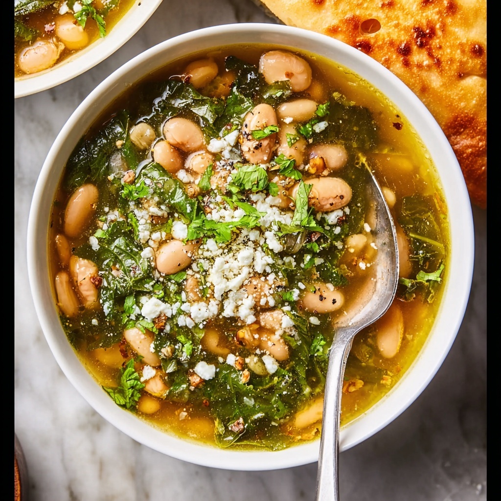 White Bean Parmesan Soup with Kale Recipe - Recipe Image
