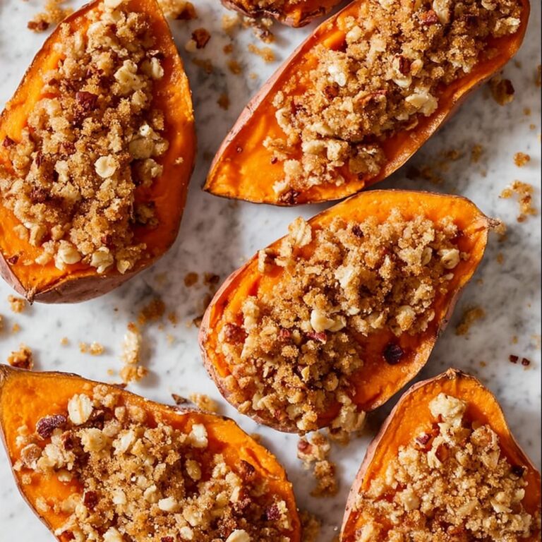 Twice Baked Sweet Potatoes with Pecan and Cinnamon Recipe