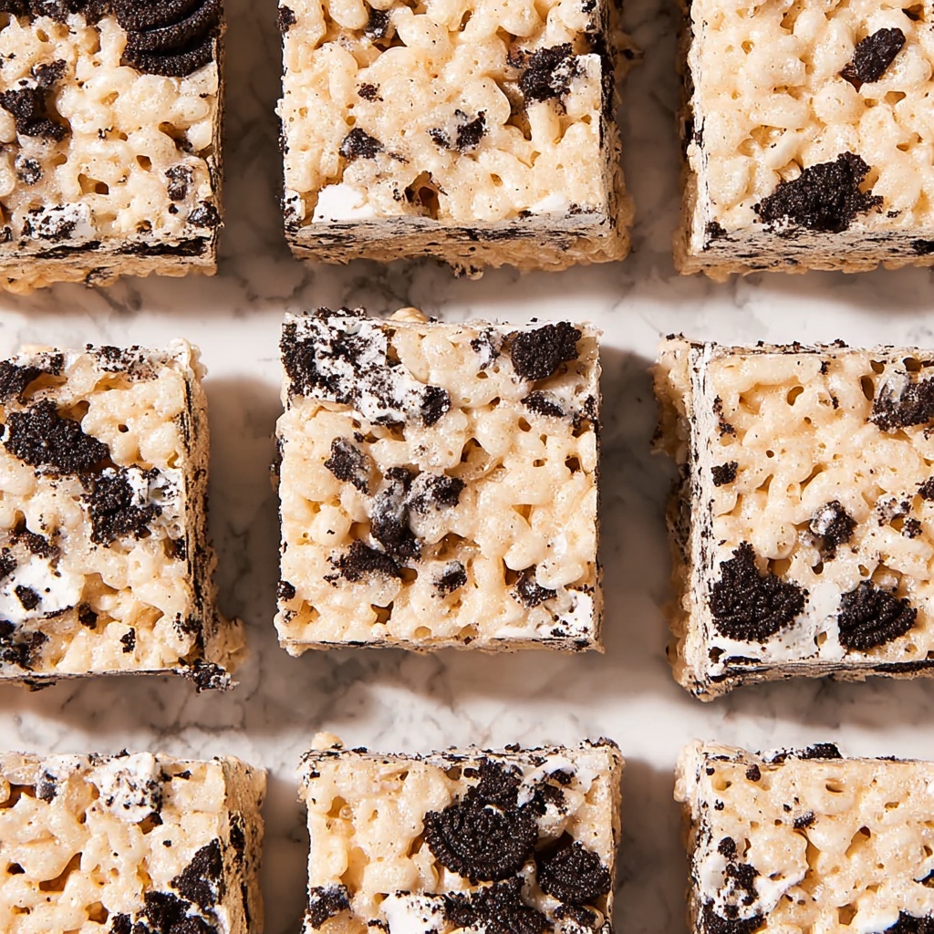 Oreo Rice Krispie Treats Recipe - Recipe Image