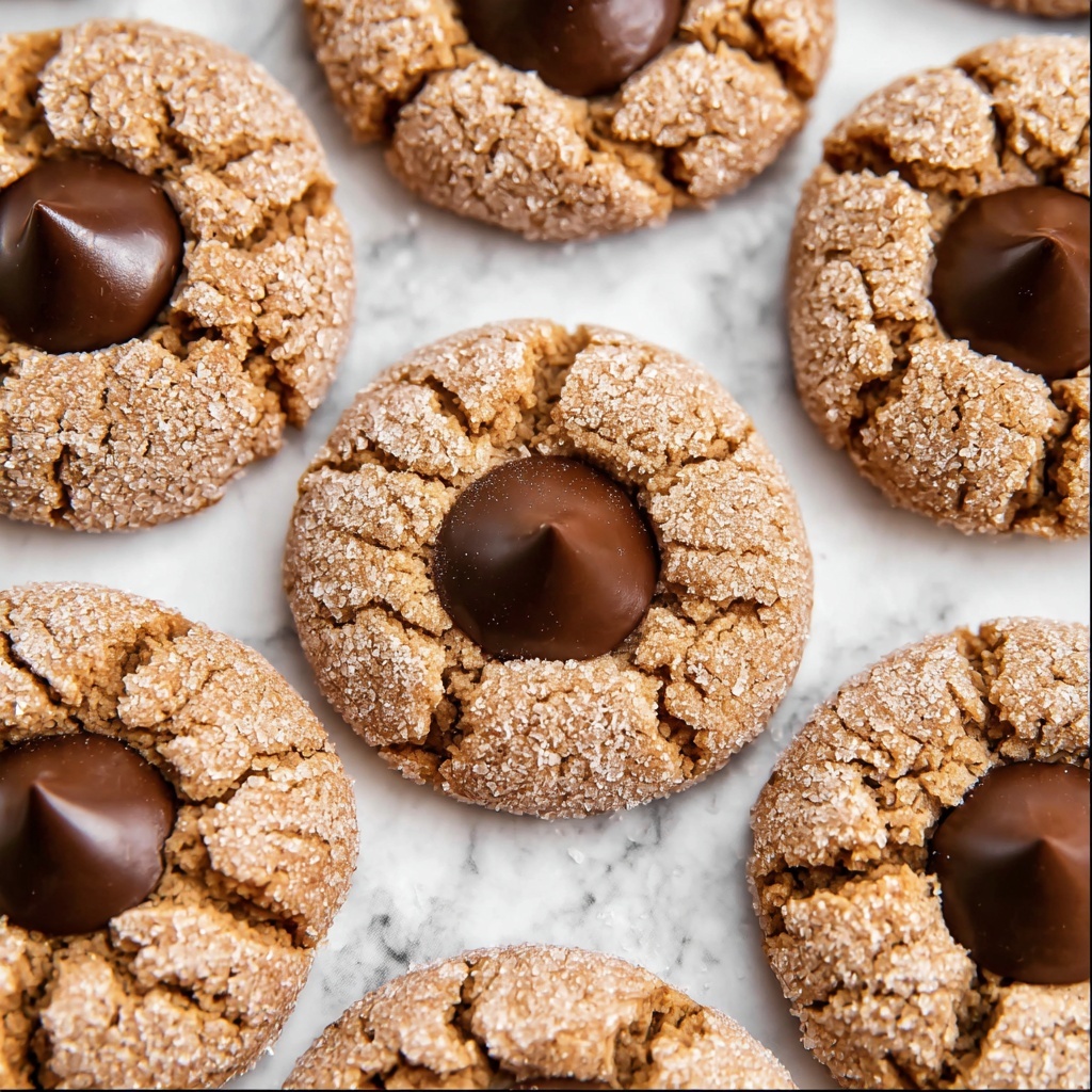 Chocolate Peanut Butter Blossom Cookies Recipe - Recipe Image