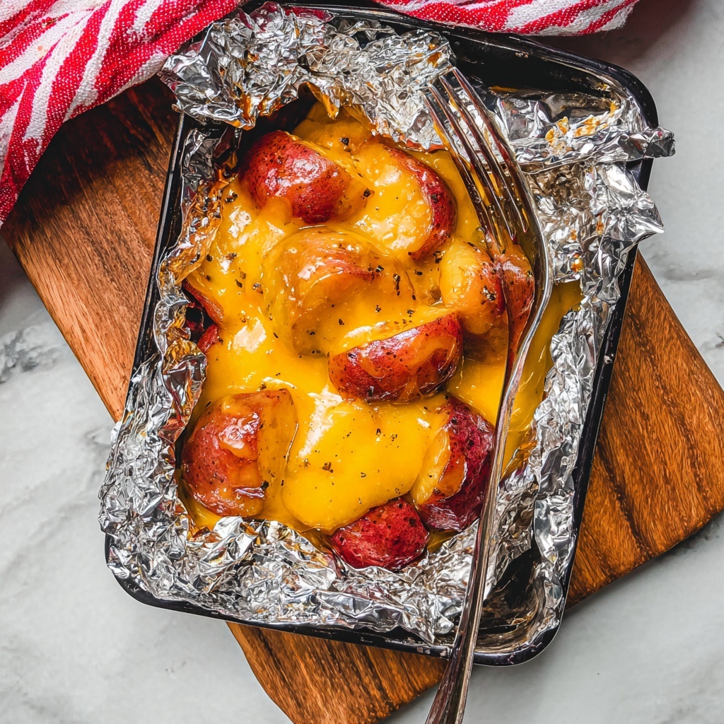 Grilled Ranch Potato Foil Packets Recipe - Recipe Image