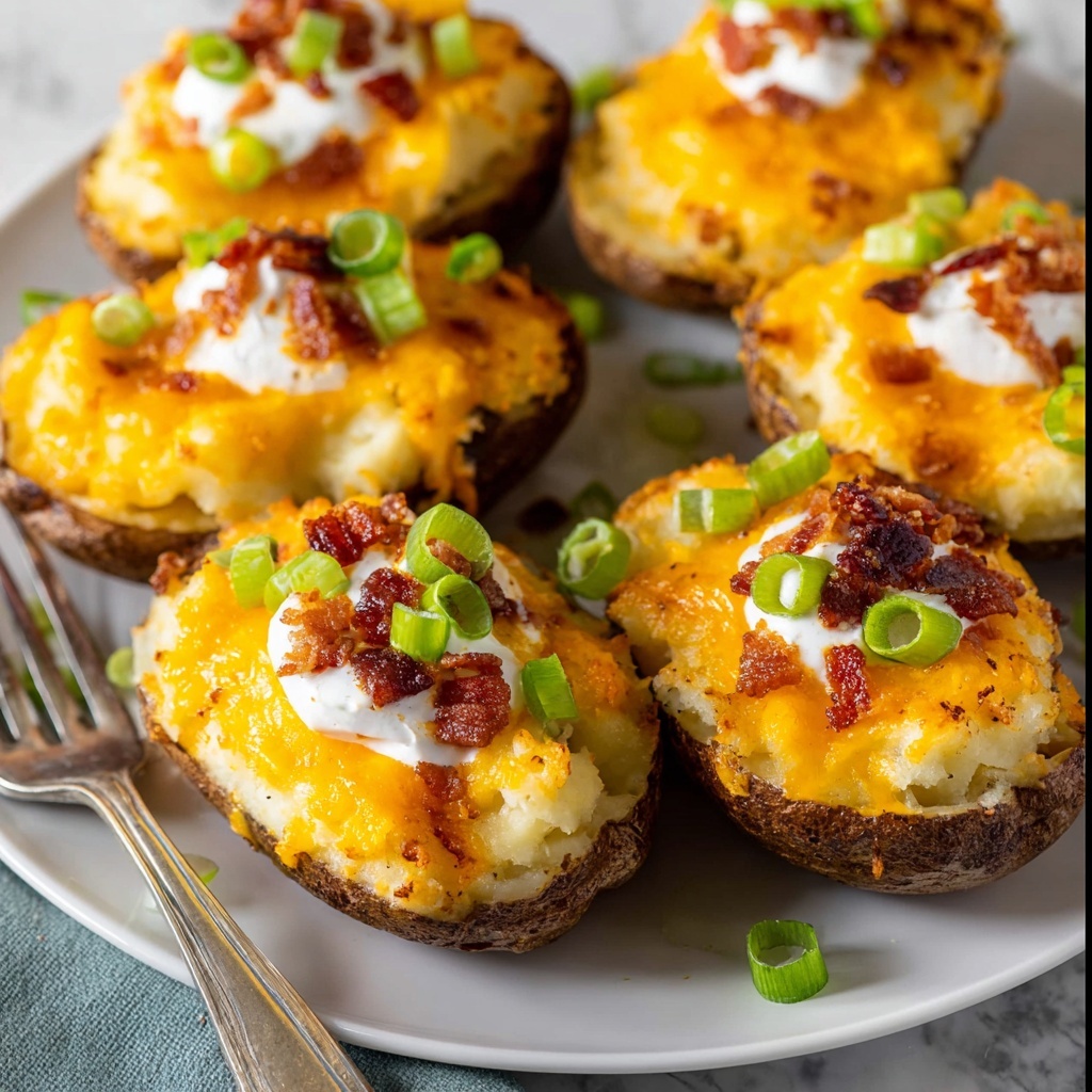 Air Fryer Twice Baked Potatoes Recipe - Recipe Image