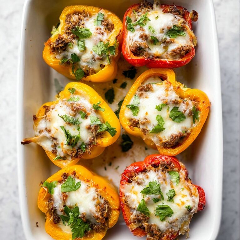 Philly Cheesesteak Stuffed Peppers Recipe